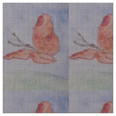 Vlinderontwerp Polyester Poplin Stof (Close Up)