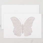 vlinderontwerpbriefpapier briefpapier (Voorkant / Achterkant)