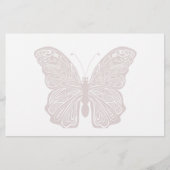 vlinderontwerpbriefpapier briefpapier (Voorkant)