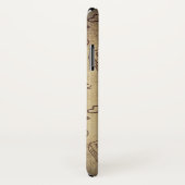  vlinderoogsleutelhartslag van de rode vlinder Case-Mate iPhone case (Achterkant / rechts)