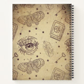 vlinderoogsleutelhartslag van de rode vlinder notitieboek (Achterkant)