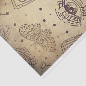  vlinderoogsleutelhartslag van de rode vlinder tissuepapier (Detail)