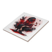 vlinderopstand tegeltje (Zijkant)