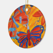 Vlinderornament Keramisch Ornament (Links)