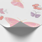 vlinderpakpapier cadeaupapier (Hoek)