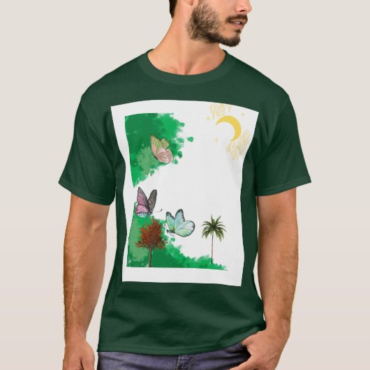 VLINDERPALM T-SHIRT (Voorkant)