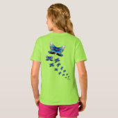 Vlinderparade - Kleur in Beweging T-shirt (Achterkant volledig)