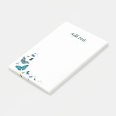 Vlinderparade, mooi sjabloonontwerp post-it® notes (Schuin)