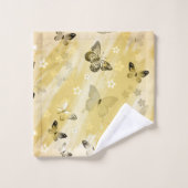 Vlinderpatroon 10 bad handdoek (Wasdoekje)