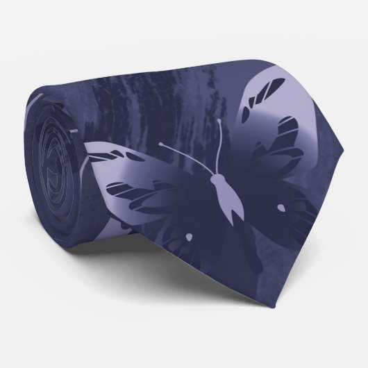 Vlinderpatroon 17 stropdas (Opgerold)