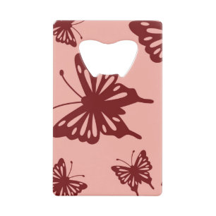 vlinderpatroon 2 creditkaart flessenopener