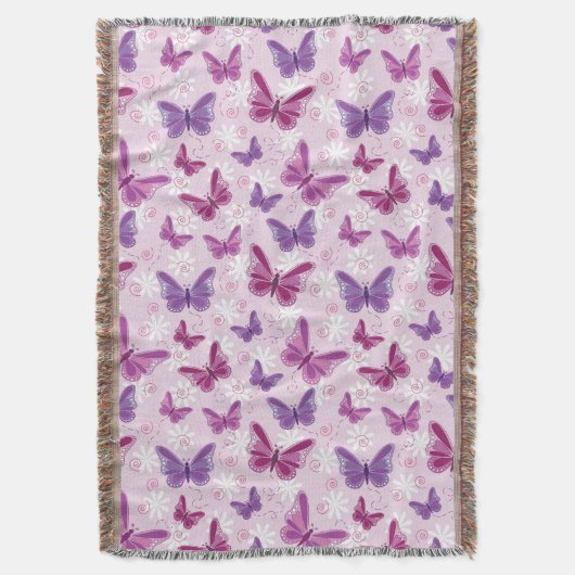 vlinderpatroon 2 deken (Voorkant Verticaal)