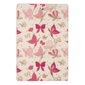 vlinderpatroon 2 mini klembord (Achterkant)