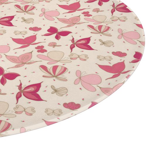 vlinderpatroon 2 snijplank (Hoek)