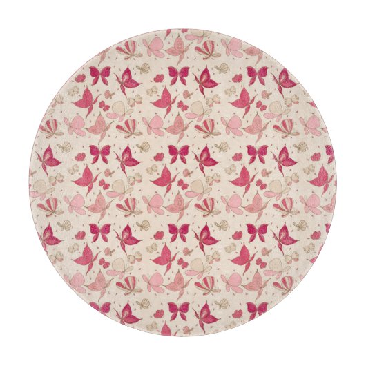 vlinderpatroon 2 snijplank (Voorkant)