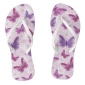 vlinderpatroon 2 teenslippers (Voetbed)
