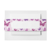 vlinderpatroon 2 uitnodigingen wikkel (Voorkant Voorbeeld)