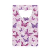 vlinderpatroon 3 creditkaart flessenopener (Achterkant)