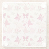 vlinderpatroon 3 glazen onderzetter (Achterkant)
