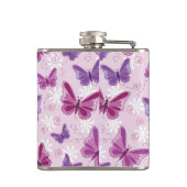 vlinderpatroon 3 heupfles (Achterkant)