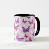 vlinderpatroon 3 mok (Voorkant rechts)