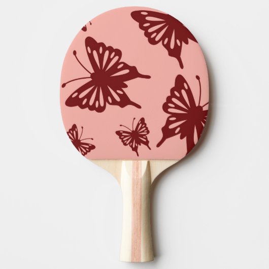 vlinderpatroon 3 tafeltennisbatje (Voorkant)