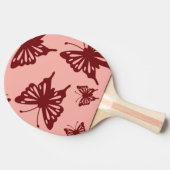 vlinderpatroon 3 tafeltennisbatje (Zijkant)