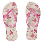 vlinderpatroon 3 teenslippers (Voetbed)