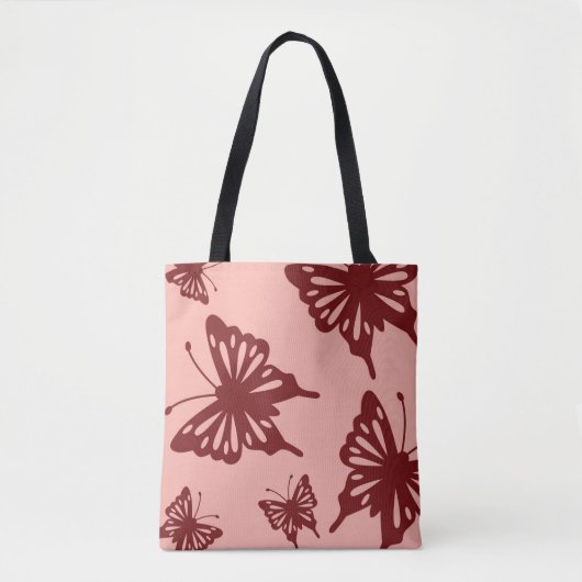 vlinderpatroon 3 tote bag (Voorkant)