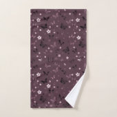 Vlinderpatroon 5 bad handdoek (Handdoek)