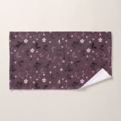 Vlinderpatroon 5 bad handdoek (Handdoek)
