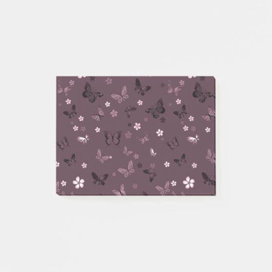 Vlinderpatroon 5 post-it® notes (Voorkant)