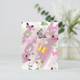 Vlinderpatroon 7 briefkaart