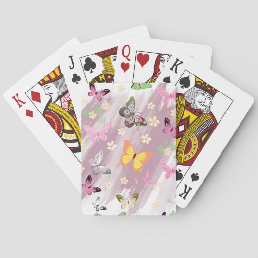 Vlinderpatroon 7 pokerkaarten (Achterkant)
