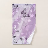 Vlinderpatroon 8 bad handdoek (Handdoek)