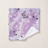 Vlinderpatroon 8 bad handdoek (Wasdoekje)