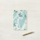 Vlinderpatroon 9 post-it® notes (Op bureau)