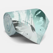 Vlinderpatroon 9 stropdas (Opgerold)