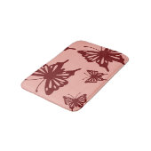 vlinderpatroon badmat (Gekanteld)