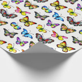 vlinderpatroon cadeaupapier (Hoek)