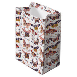 Vlinderpatroon Geschenkentas Medium Cadeauzakje