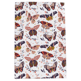 Vlinderpatroon Geschenkentas Medium Cadeauzakje