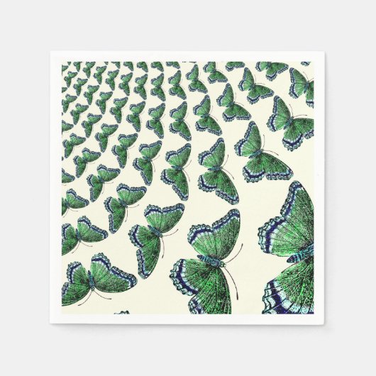 vlinderpatroon ideaal voor ontkoppeling servet (Voorkant)