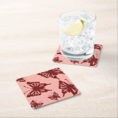 vlinderpatroon kartonnen onderzetters (Insitu)