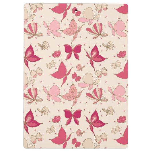 vlinderpatroon klembord (Achterkant)