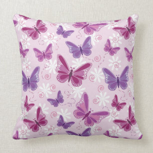 vlinderpatroon kussen