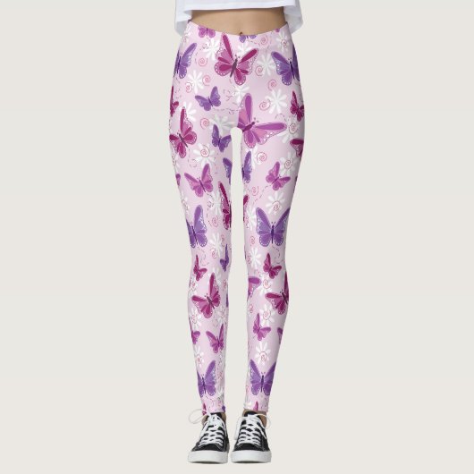 vlinderpatroon leggings (Voorkant)