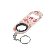 vlinderpatroon mini flessenopener (Achterkant Gekanteld)