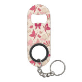 vlinderpatroon mini flessenopener (Achterkant)