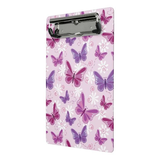 vlinderpatroon mini klembord (Angled2)